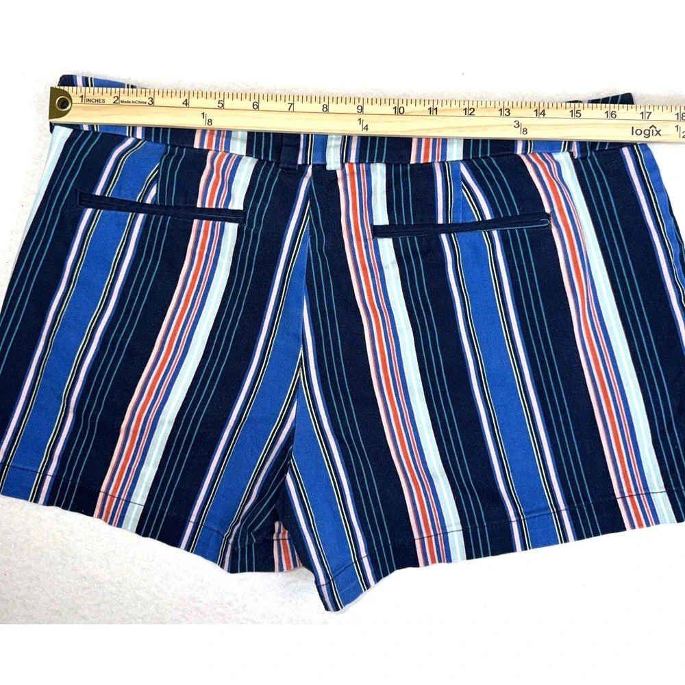 a.n.a. New Approach Striped Twill Shorts ~‎ Women's Size 14